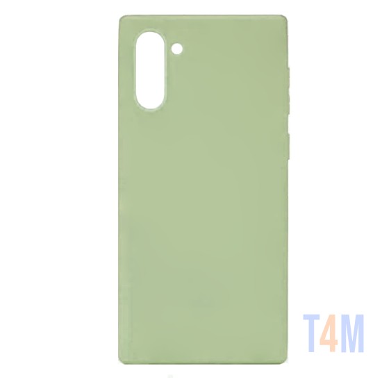 Capa de Silicone Macio para Samsung Galaxy Note 10 Verde